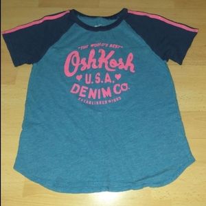 Oshkosh logo girl's tee